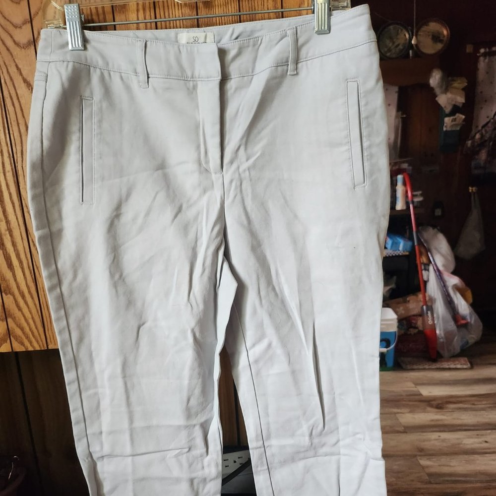 CHICO'S SO SLIMMING WOMEN'S CROP PANTS ~ SIZE 0/4 ~ EXCELLENT